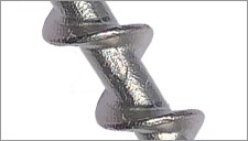 aggressive thread on screw in peg