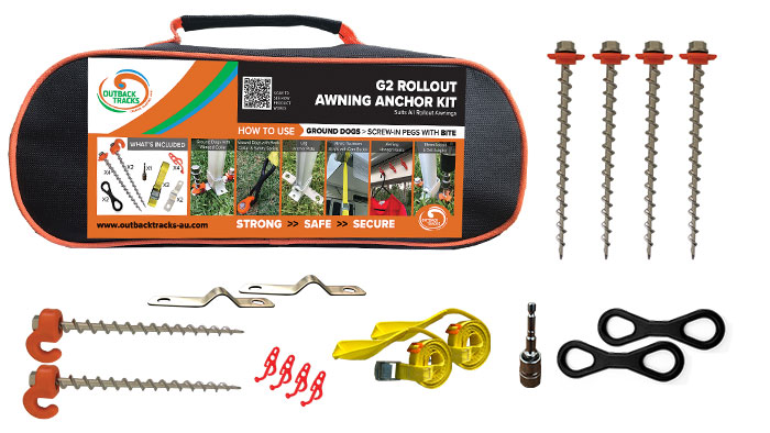 Rollout Awning Anchor Kit