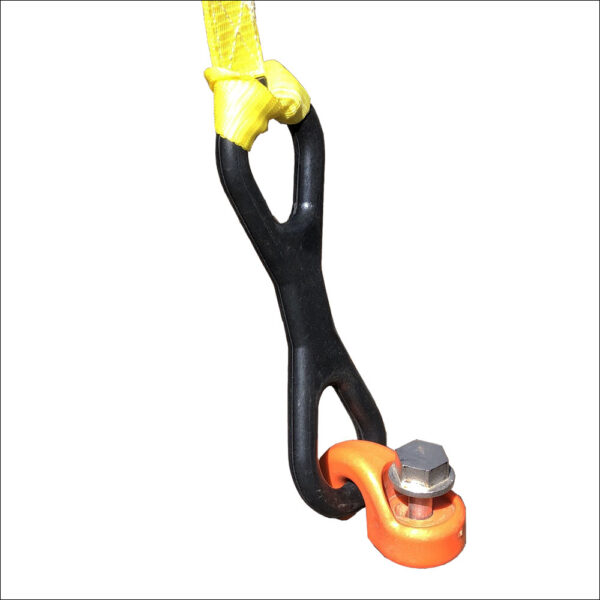 Safety Spring with hook collar and tie down strap
